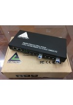 DL-SW-8G2GE 8 Slot SFP 1Gbps Switch + 2 Port 1Gbps Gigabit Ethernet