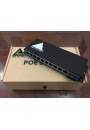 DL-SW-AF-821GF 8 Port POE 10/100Mbps Fast Ethernet Switch + 2 Port Uplink 1Gbps Gigabit Ethernet + 1 Port 1Gbps Dual Fiber