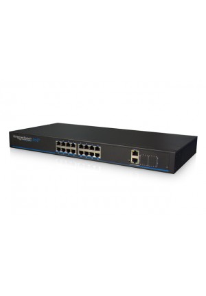 UTP3-SW16-TP300 POE Switch CCTV 16 ports 10/100Mbps POE + 2 Ports Gigabit