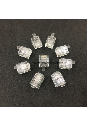 Đầu điện thoại RJ11 Cat3 Cat5e Cat6 24AWG