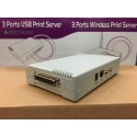 DL-PS1P2U 3 Port (2-USB2.0 + 1-Parallel Port) Print Server